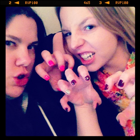 Proof we got our nails did.